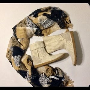 UGG Crochet Cream Boots